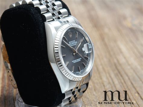 rolex graues zifferblatt|Rolex datejust 36mm oyster.